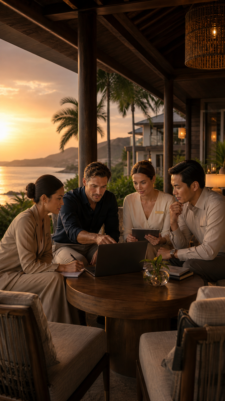 tropical_sunset_meeting_in_resort_lounge